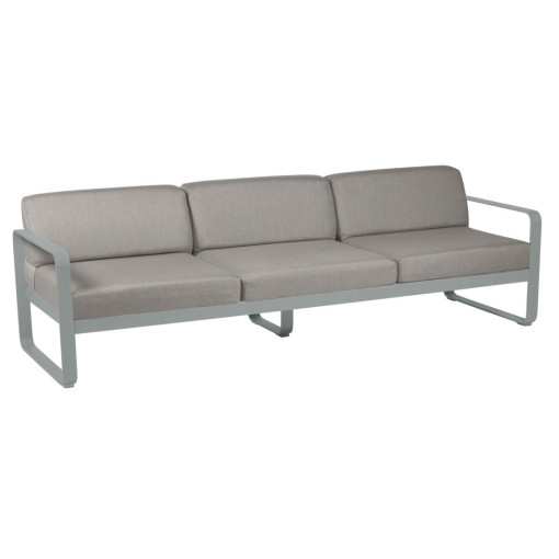 Bellevie 3-zits loungebank kussen grey taupe Lapilli Grey