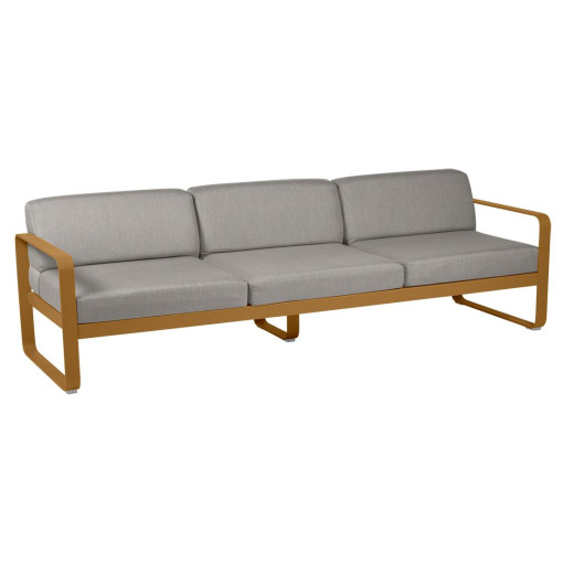 Bellevie 3-zits loungebank kussen grey taupe Gingerbread