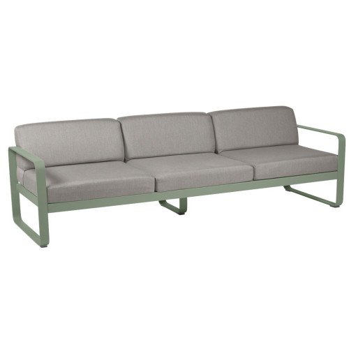 Bellevie 3-zits loungebank kussen grey taupe Cactus