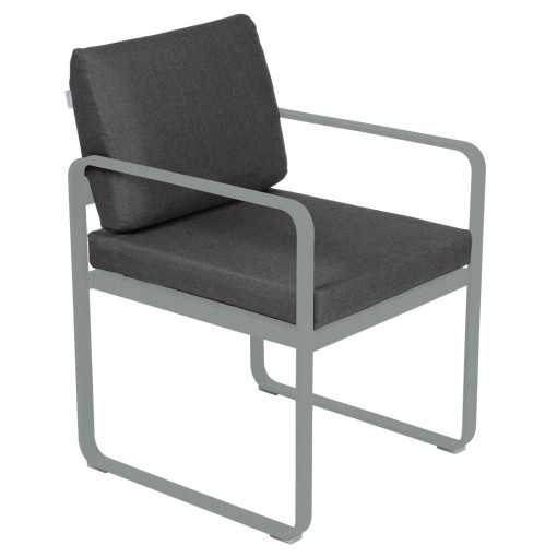 Bellevie Dining Armchair tuinstoel kussen antraciet Lapilli Grey