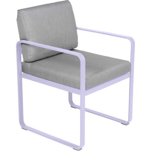 Bellevie Dining Armchair tuinstoel kussen flannelgrijs Marshmallow