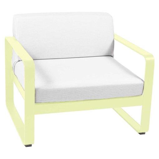 Bellevie fauteuil kussen wit Frosted Lemon