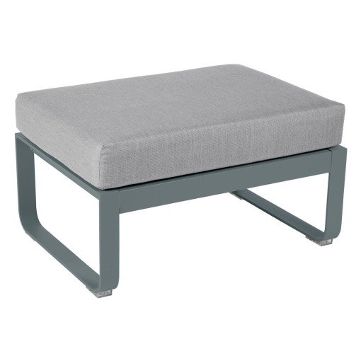 Bellevie hocker kussen flannelgrijs Storm grey