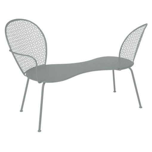 Lorette Conversation Bench tuinbank Lapilli Grey