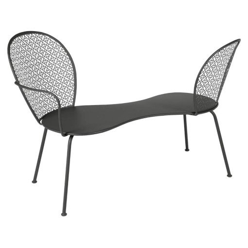 Lorette Conversation Bench tuinbank Anthracite