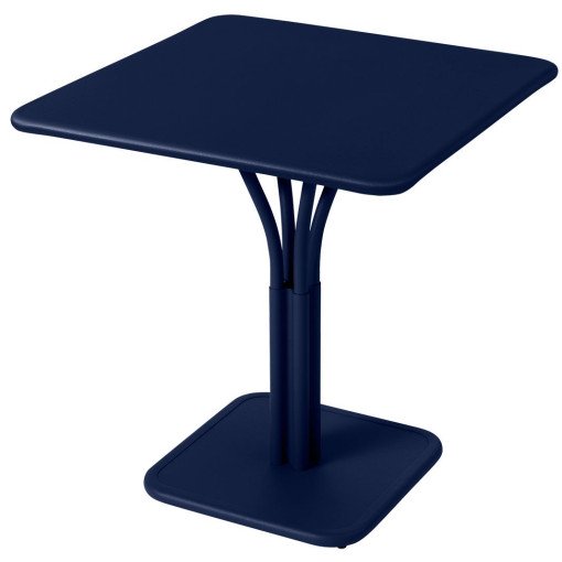 Luxembourg tuintafel massief blad 71x71 Deep Blue