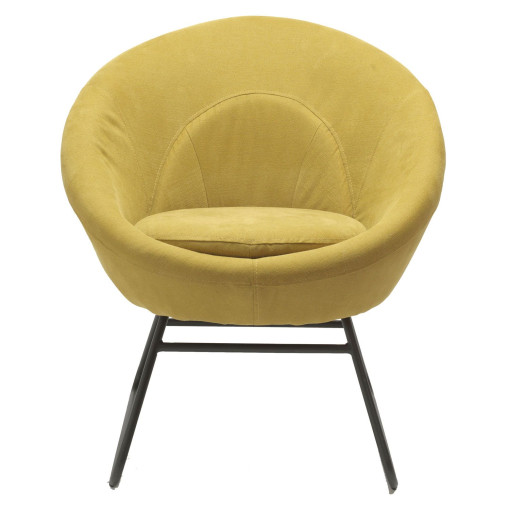 Cha Cha fauteuil mosterdgeel