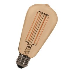 LED Filament ST64 lichtbron E27 5,8W 2000K goud dimbaar