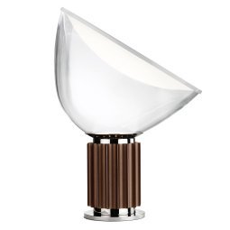 Taccia tafellamp LED glas brons