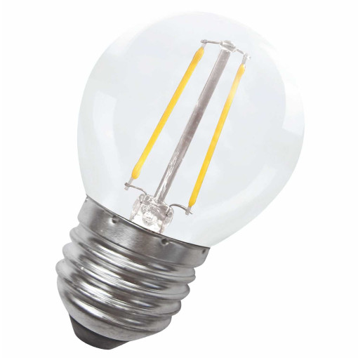 LED Filament G45 lichtbron E27 2W 2700K helder niet dimbaar