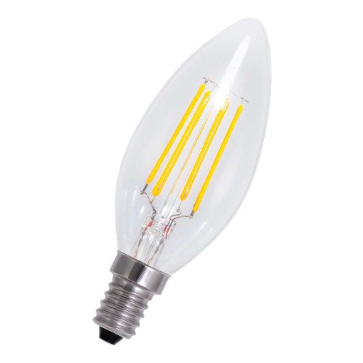 LED Filament C35 lichtbron E14 3,5W dim to warm helder