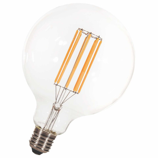 LED Filament G125 lichtbron E27 7,5W 2200K helder dimbaar