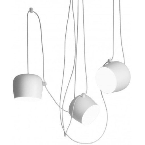 Aim 3 cluster hanglamp LED wit