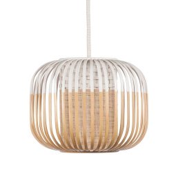 Bamboo Light hanglamp extra small Ø27 wit