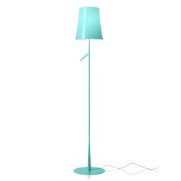 Birdie Lettura vloerlamp met aan-/uitschakelaar turquoise