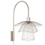 Papillon wandlamp metallic taupe