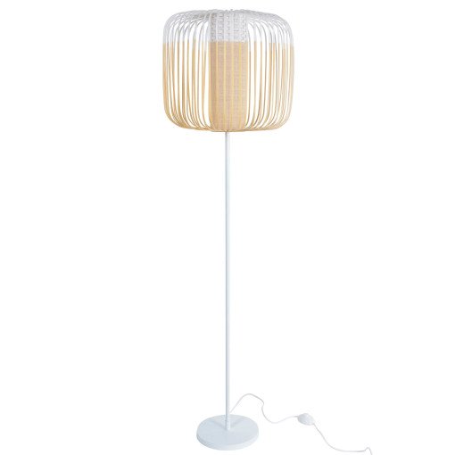 Bamboo Light vloerlamp wit