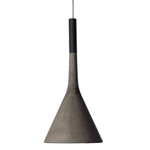 Aplomb hanglamp LED grijs met 5m snoer