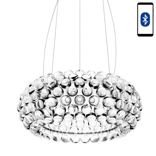 Caboche Plus Media MyLight hanglamp Ø50 LED transparant