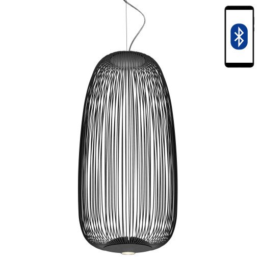 Spokes 1 MyLight hanglamp LED Ø32.5 grafiet