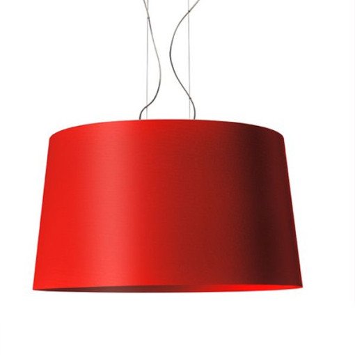 Twice as Twiggy hanglamp Ø80 LED rood