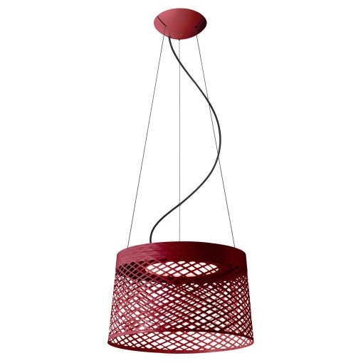 Twiggy Grid Outdoor hanglamp Ø46 LED rood