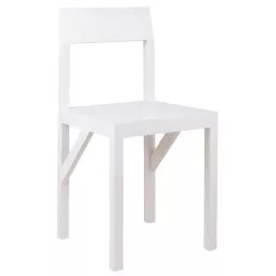 Bracket eetkamerstoel wit