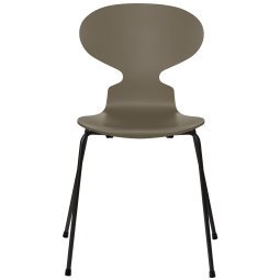 Ant eetkamerstoel zwart, gelakt eiken Olive Green