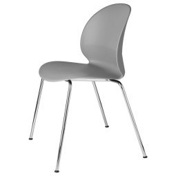 NO2 Recycle, NO2-10 stoel verchroomd staal grijs 