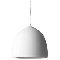 Suspence P1 hanglamp Ø24 mat wit gelakt