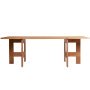 Farmhouse Trestle eettafel 220x80 naturel