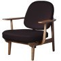 Fred JH97 fauteuil walnoten onderstel Christianshavn 1142