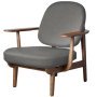 Fred JH97 fauteuil walnoten onderstel Christianshavn 1121