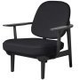 Fred JH97 fauteuil zwart gelakt essen Christianshavn 1174