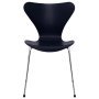 Vlinderstoel stoel chroom, coloured ash midnight blue