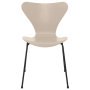 Vlinderstoel stoel zwart, coloured ash light beige