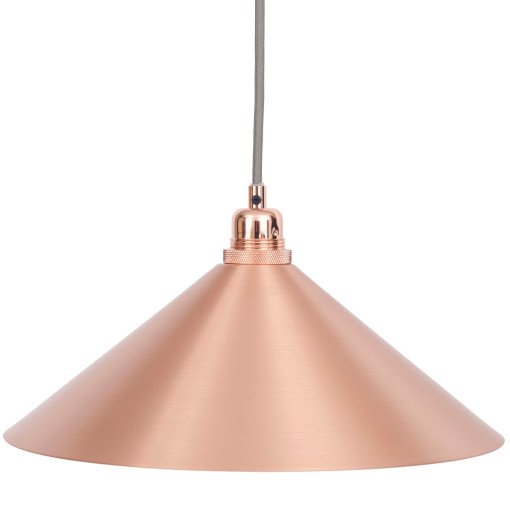 Cone Shade hanglamp Ø36 medium koper