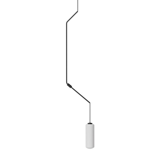 Ventus Form 1 hanglamp Ø9 zwart