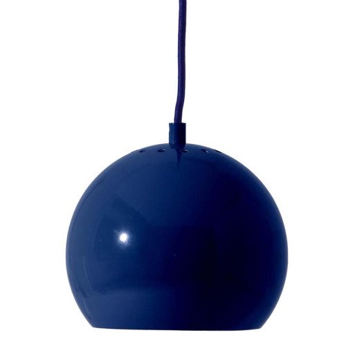 Ball hanglamp Ø18 glossy Cobalt blauw