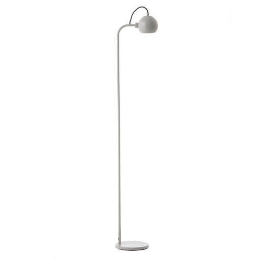 Ball single vloerlamp pale grey glossy 