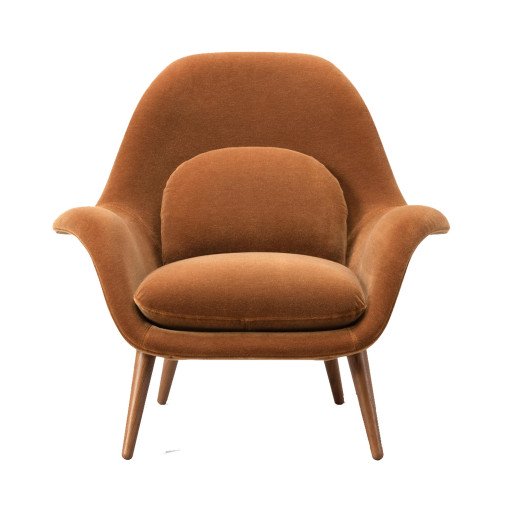 Swoon fauteuil smoked oak Grand Mohair 2103