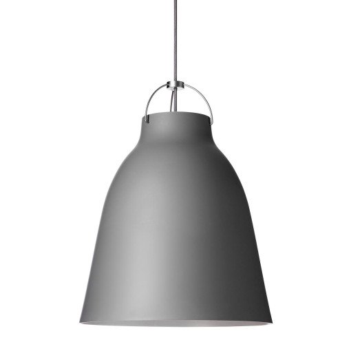 Caravaggio P3 hanglamp Ø40 matt donkergrijs