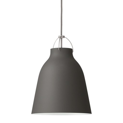 Caravaggio P2 hanglamp Ø25.8 matt donkergrijs