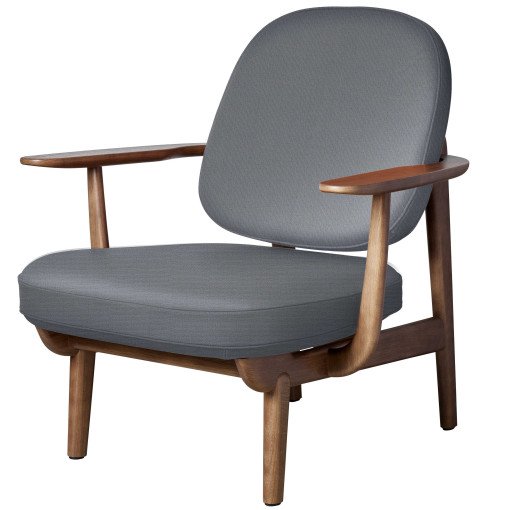 Fred JH97 fauteuil walnoten onderstel Christianshavn 1170