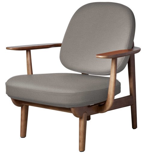 Fred JH97 fauteuil walnoten onderstel Christianshavn 1120