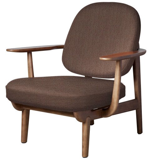 Fred JH97 fauteuil walnoten onderstel Christianshavn 1132