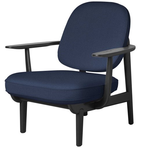 Fred JH97 fauteuil zwart gelakt essen Christianshavn 1153