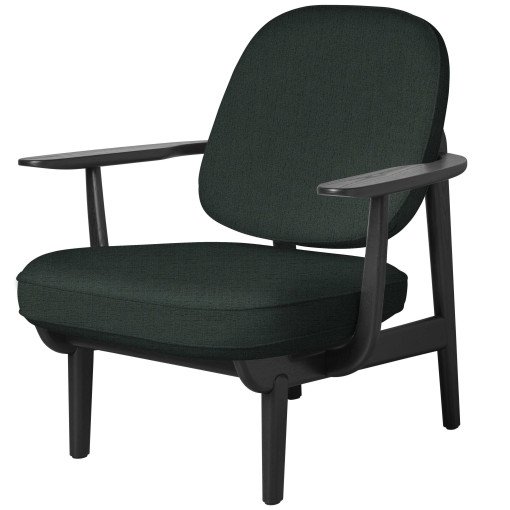 Fred JH97 fauteuil zwart gelakt essen Christianshavn 1161