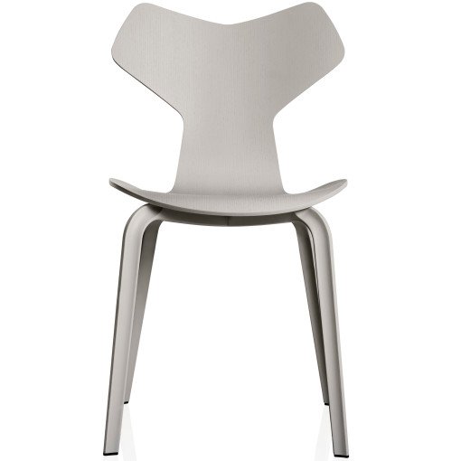 Grand Prix Chair Wood stoel gekleurd essen grijs