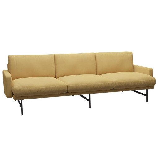 Lissoni 3-zits bank Christianshavn Yellow 1110